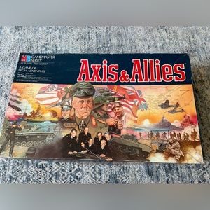 AXIS AND ALLIES BOARD GAME MILTON BRADLEY VINTAGE 1984